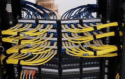 งานติดตั้งสาย Patch cord